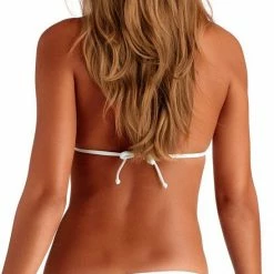 Swimsuits Vitamin A Jaydah EcoLux Bikini Bottom In White