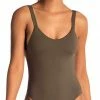 Vitamin A Leah One Piece Bodysuit In Wildwood 76M WIL Swimsuits