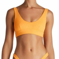Vitamin A Sienna EcoRib Bikini Tank Top In Sunflower 809T SRB Swimsuits