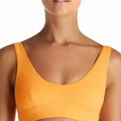 Vitamin A Sienna EcoRib Bikini Tank Top In Sunflower 809T SRB Swimsuits