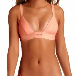 Swimsuits Vitamin A Neutra EcoLux Hipster Bottom In Coral 42B PEA