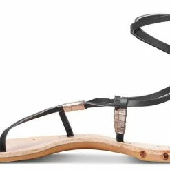 Vitamin A Beek Blue Bird Sandal In Black And Natural BLUEBKVA