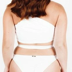 One Piece Swimsuits Akalia Swimwear Venus White One Piece Swimsuit AK001C